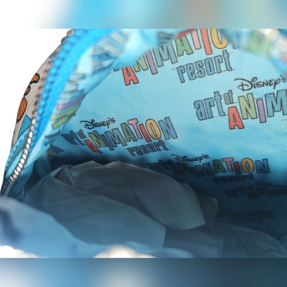 Disney Parks 2024 Art Of Animation Resort Ariel Nemo Cars Backpack Bag Loungefly - Picture 4 of 4